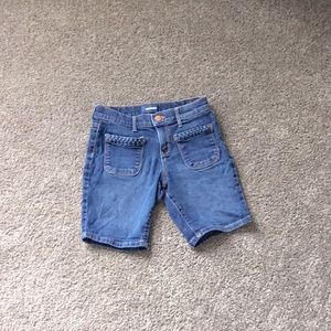 Blue front pocket shorts from old navy